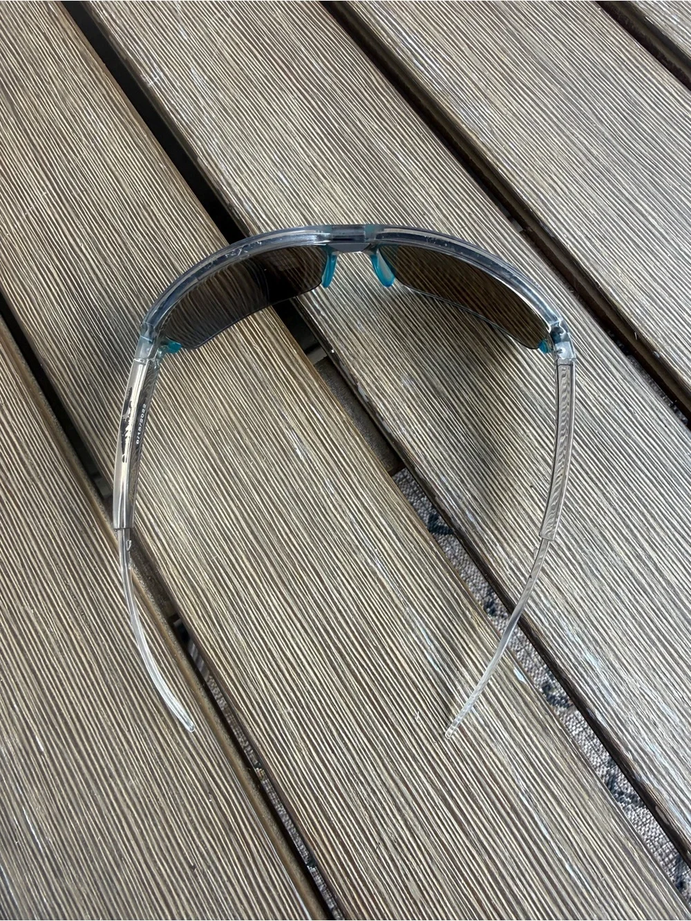 Arkaid Jurassic World Unisex Sport Wrap Sunglasses Blue Mirrored Lenses